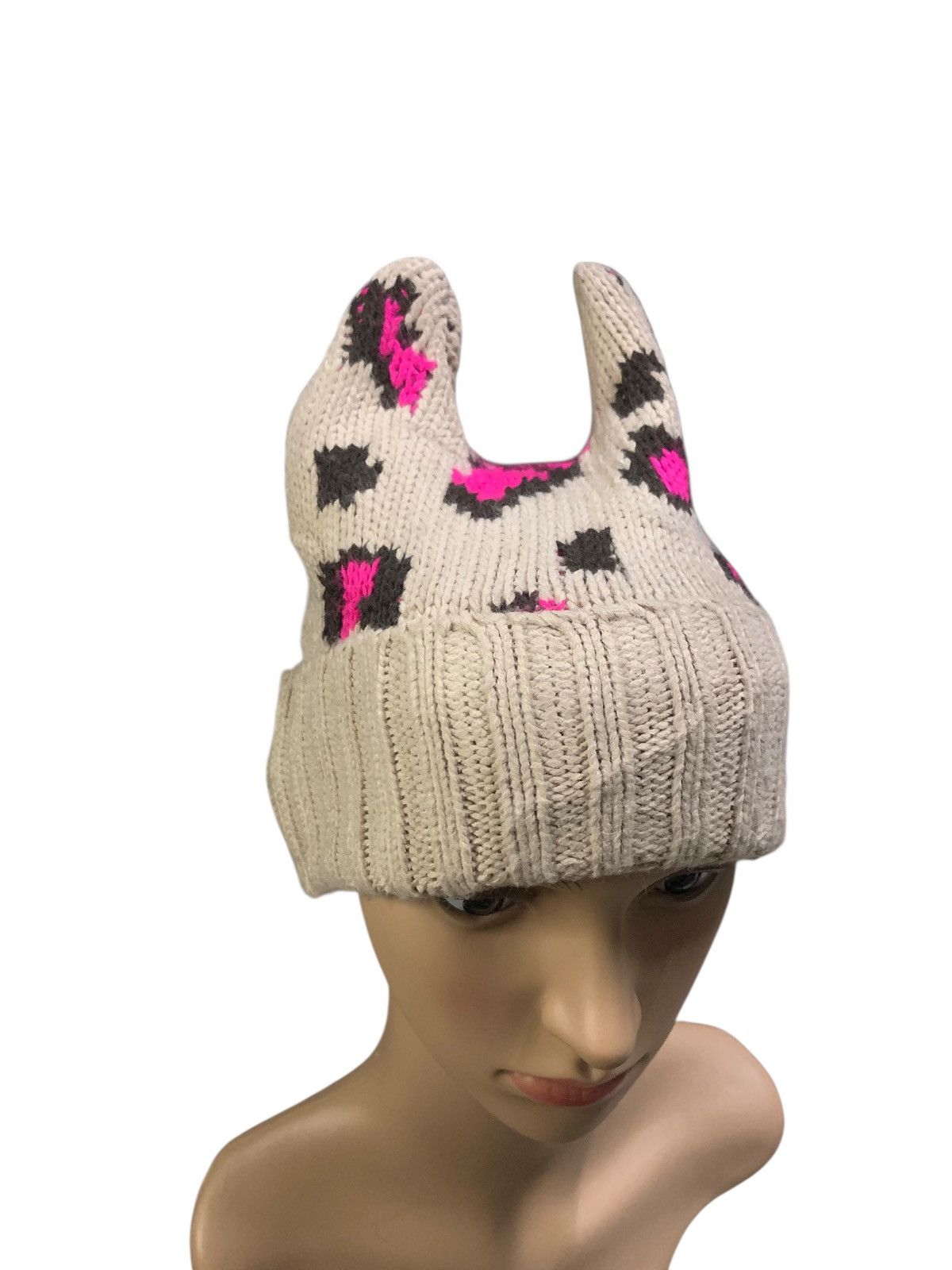 Japanese Brand × Kapital × Vintage Bunny Short Horn Devil Beanie Size ONE SIZE - 6 Thumbnail