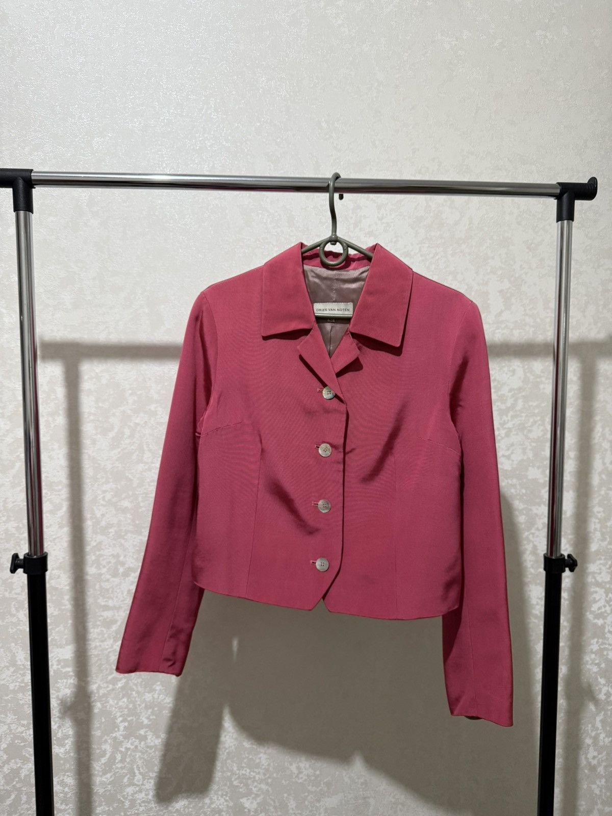 Dries Van Noten DRIES VAN NOTEN BLAZER WOOMEN’S PINK 4 BUTTONS SUIT LUXURY Size M / US 6-8 / IT 42-44 - 1 Thumbnail