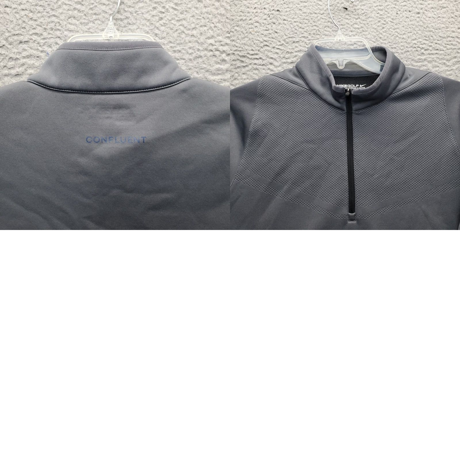 Nike Nike Golf Sweatshirt Mens M Gray Fleece Lined Dri-Fit Mock Neck Quarter Zip Size US M / EU 48-50 / 2 - 8 Thumbnail
