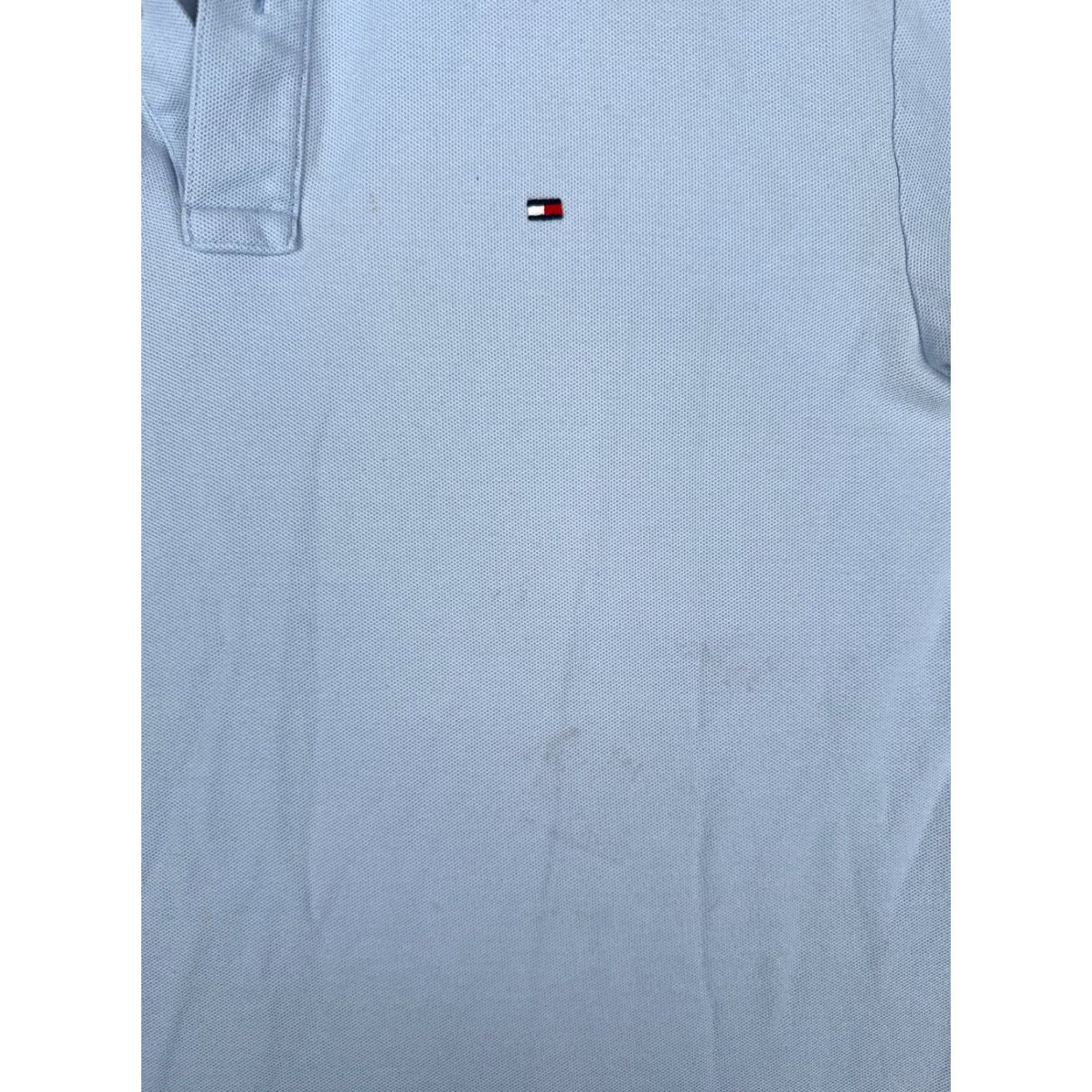Tommy Hilfiger Tommy Hilfiger Polo Shirt Men L Blue 100% Cotton Short Sleeve Slim Fit Regular Size Polo Size US L / EU 52-54 / 3 - 6 Thumbnail