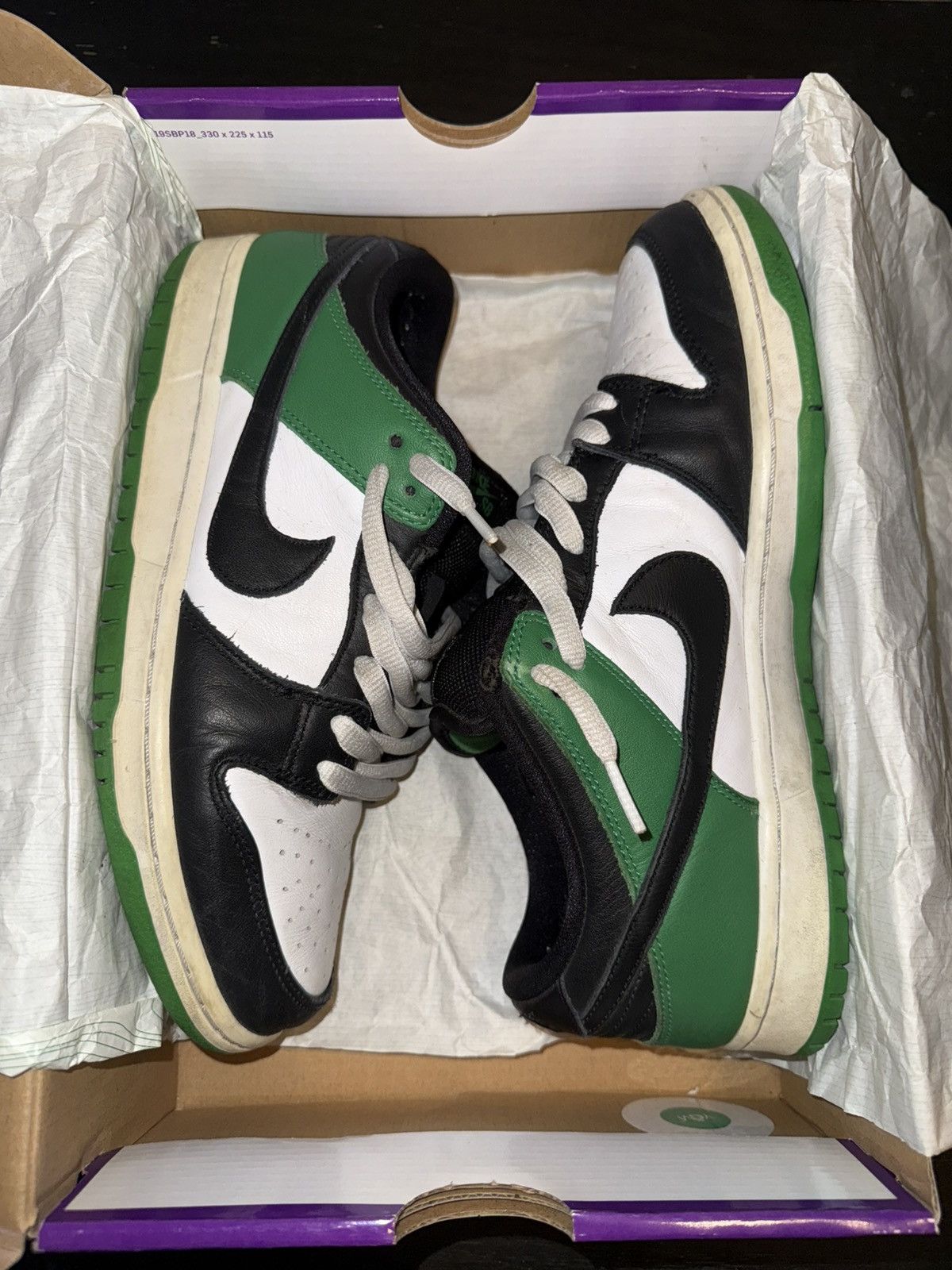 Nike SB Nike Sb Dunk Low Classic Green Size 9.5 Size US 9.5 / EU 42-43 - 1 Thumbnail