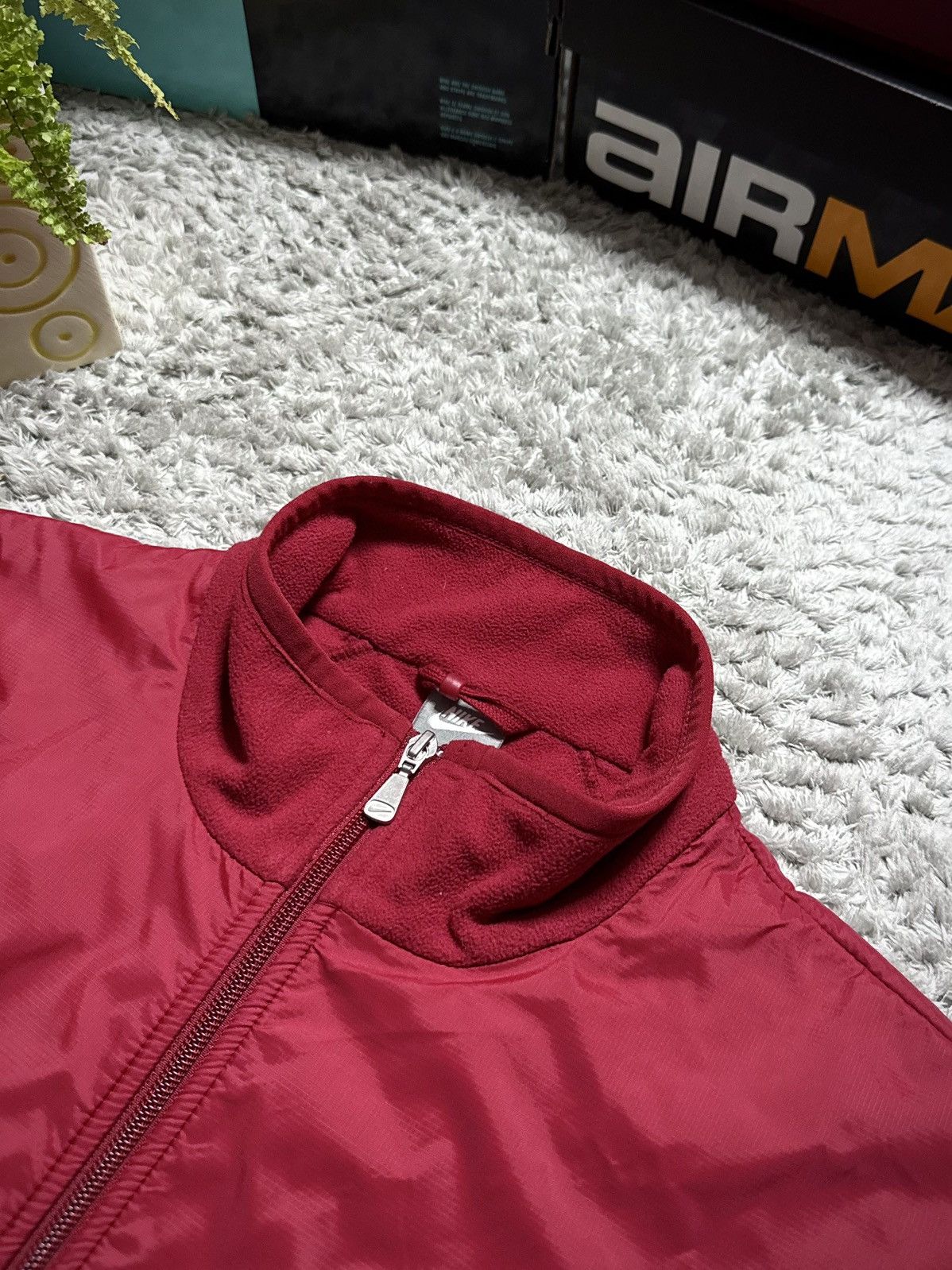 Nike 00s Nike Fleece Jacket Retro Hoodie Swoosh Vintage Size US XL / EU 56 / 4 - 8 Thumbnail