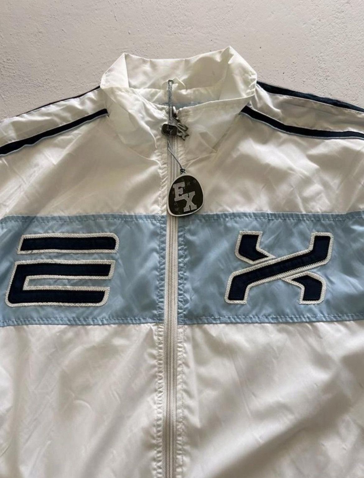 Other Y2K TAGGED! Y2K TAGGED! Exco Athletics White Track Jacket Size US L / EU 52-54 / 3 - 4 Thumbnail
