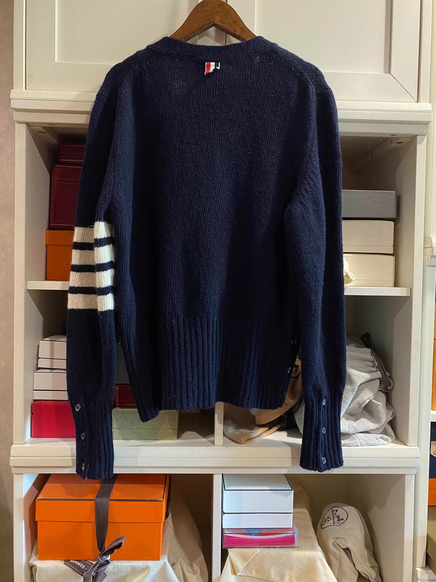 Thom Browne Thom Browne Classic Wool-Mohair Unisex Jacket US 2 Size US M / EU 48-50 / 2 - 2 Thumbnail