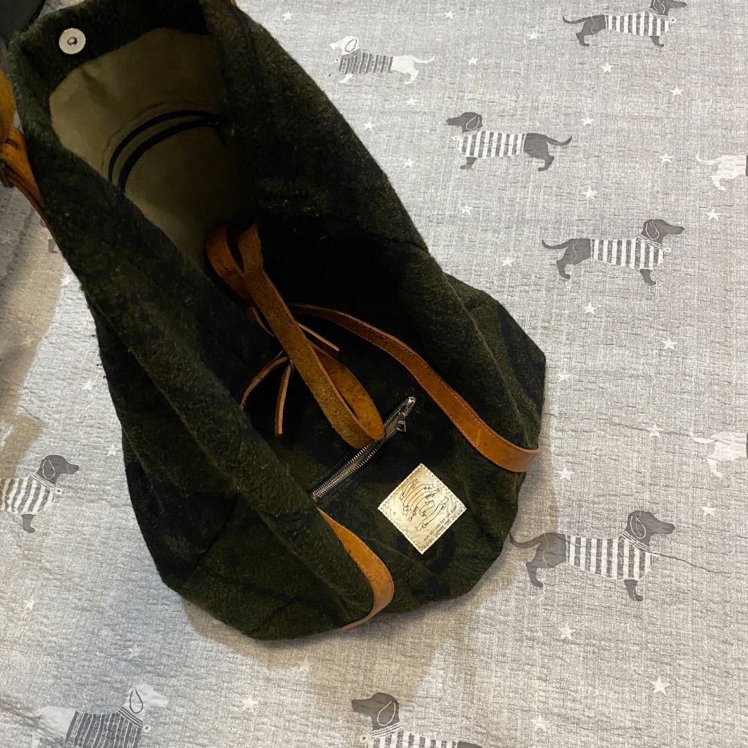 Japanese Brand Sun Sex See Bye Stof Wool Tote Bag Size ONE SIZE - 9 Thumbnail
