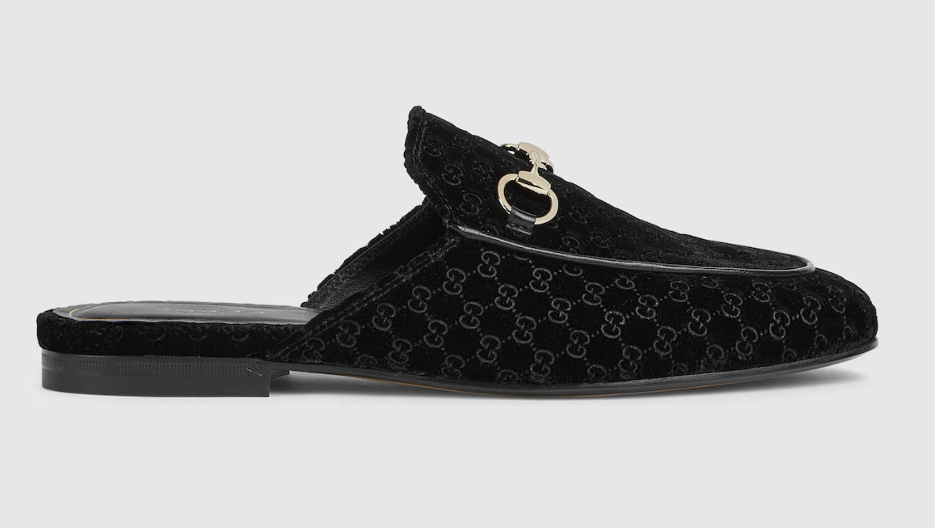Gucci Princetown Velvet Backless Slide Loafer Mule Slipper Flat 41 Size US 11 / IT 41 - 3 Thumbnail