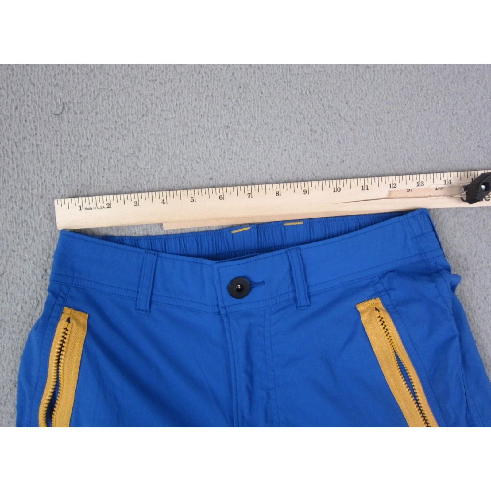 Vintage REI Pants Mens 28x32 Blue Nylon Spandex Cargo Pocket Straight Leg Ankle Regular Fit Vintage: No Size US 28 / EU 44 - 7 Thumbnail