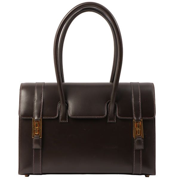 image of Hermes 2002 Made Drag 27 Chocolate in Brown, Women's