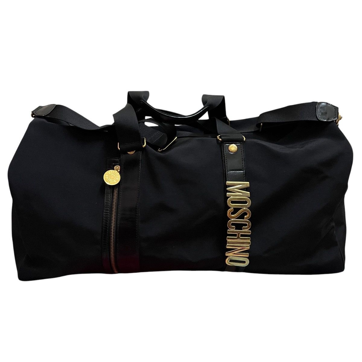 Japanese Brand × Moschino × Vintage Authentic Moschino Nylon Large Travel Bag Size ONE SIZE - 1 Thumbnail