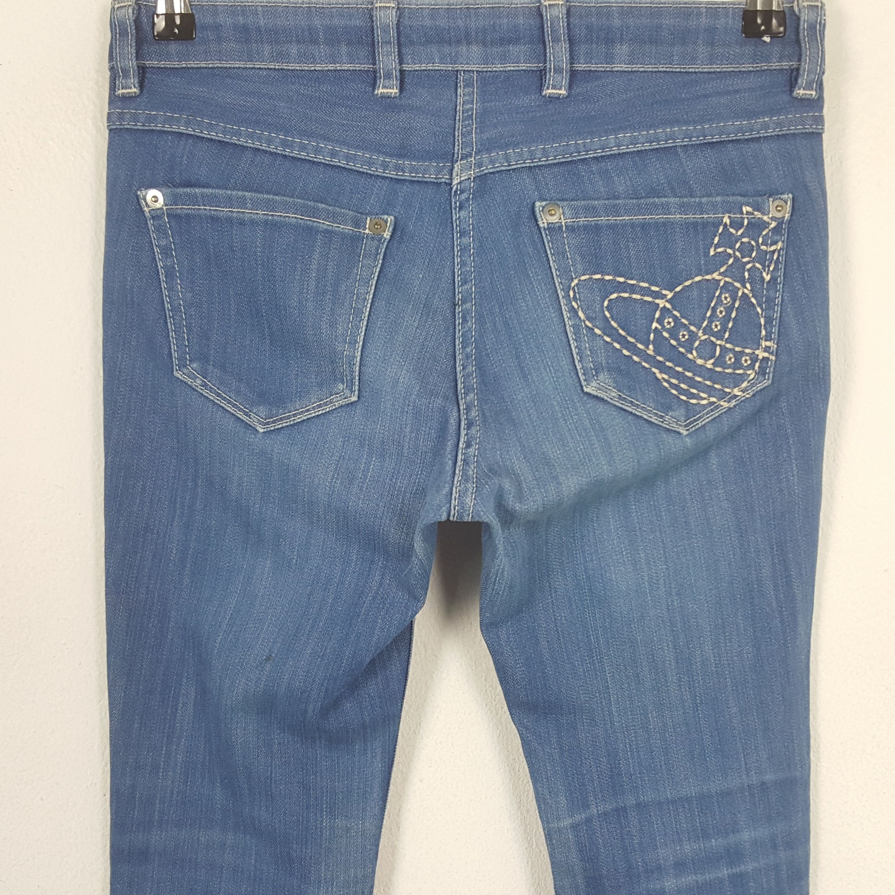 Vintage × Vivienne Westwood Vintage Vivienne Westwood Red Logo Label Slim Fit Jeans Size 29" - 5 Thumbnail