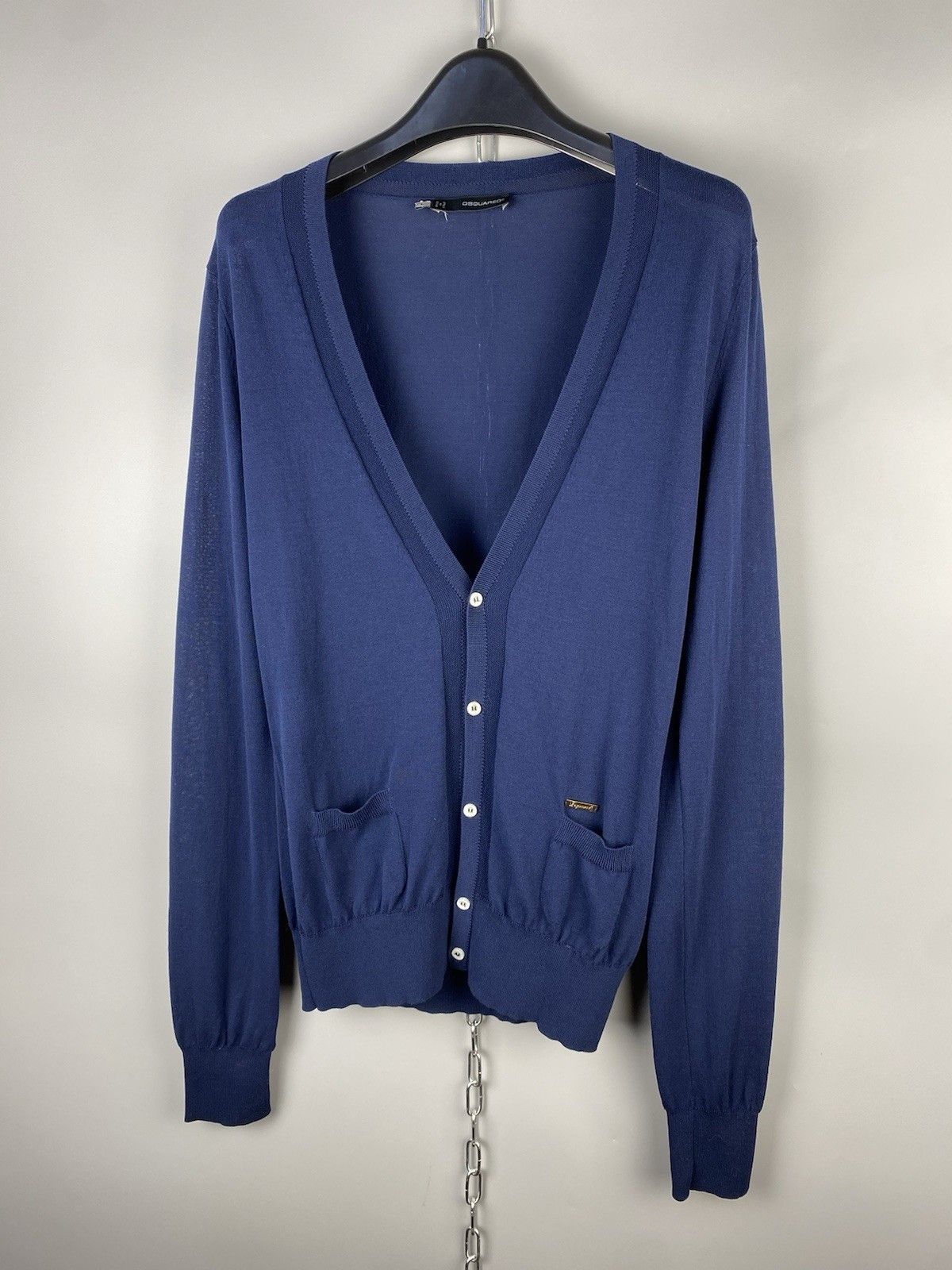 Dsquared2 Dsquared Luxury Womens Cotton Cardigan Sweater Size L / US 10 / IT 46 - 2 Thumbnail