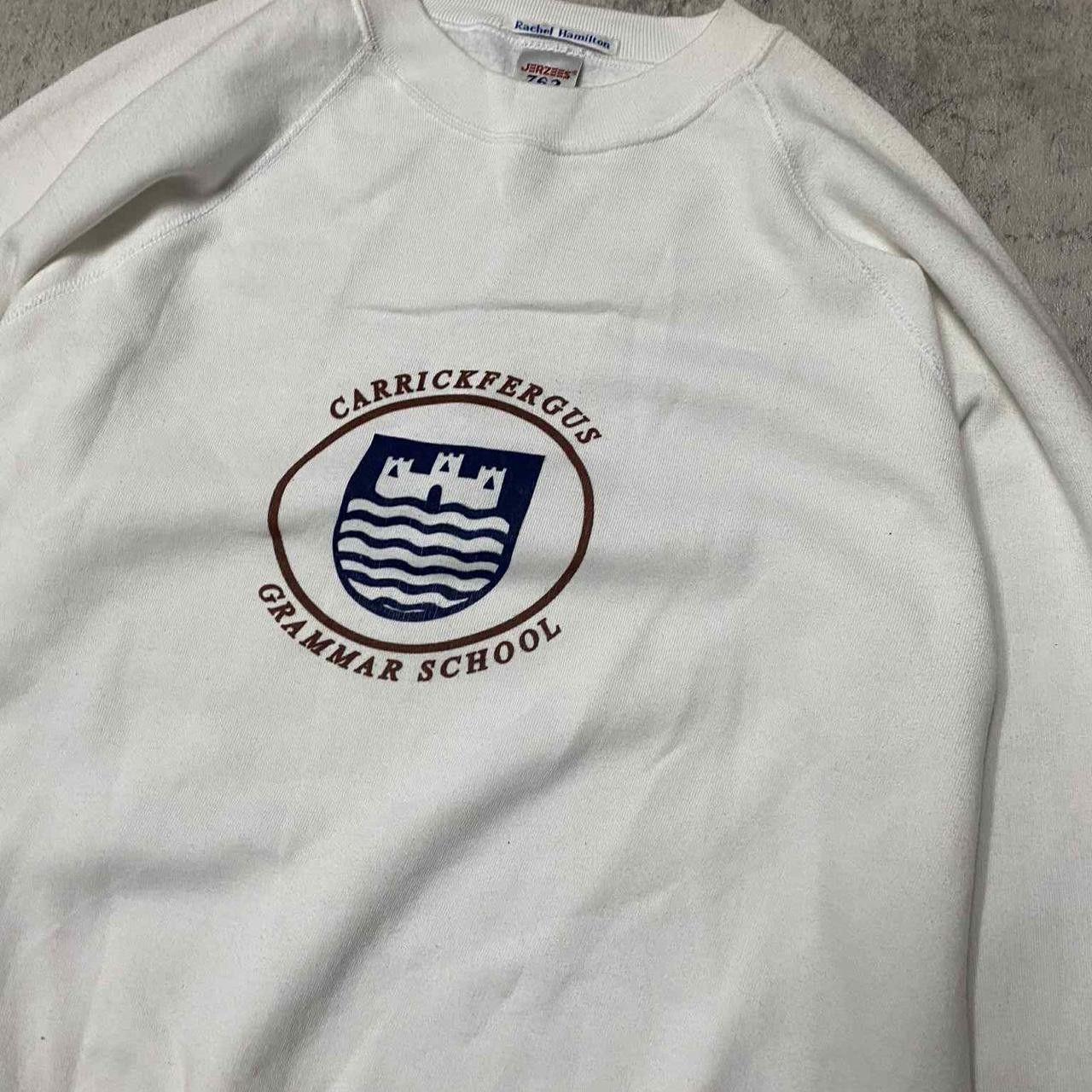 Other White and navy vintage sweatshirt finds Size US L / EU 52-54 / 3 - 2 Thumbnail