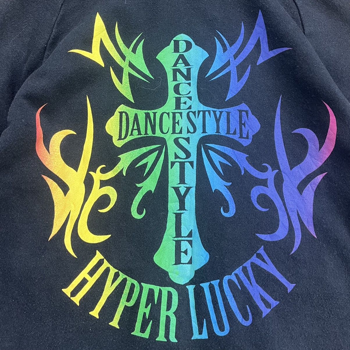 Hysteric Glamour 2000s Dance Style Cross Punk Gothic Lgb Zip Fur Hoodie Y2K Size US S / EU 44-46 / 1 - 9 Thumbnail
