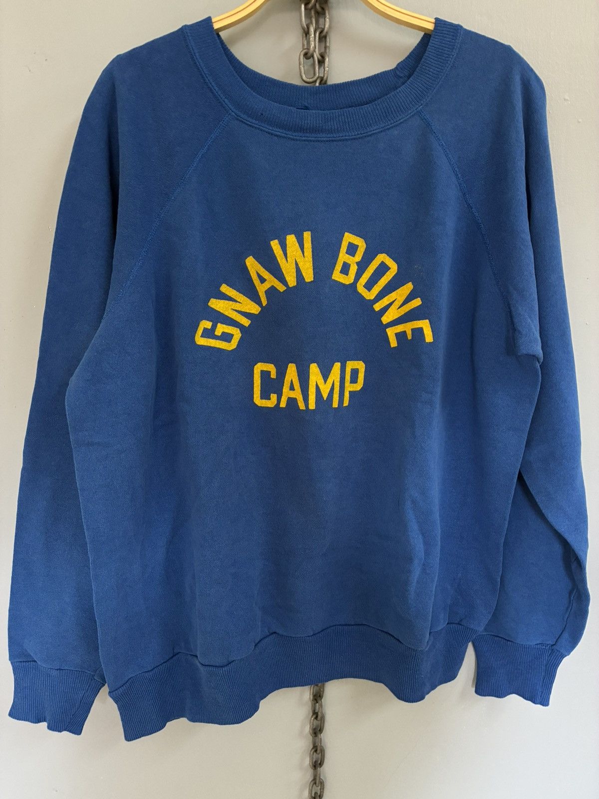 Vintage Vintage 80s Gnaw Bone Camp sweatshirt Size US XL / EU 56 / 4 - 3 Thumbnail
