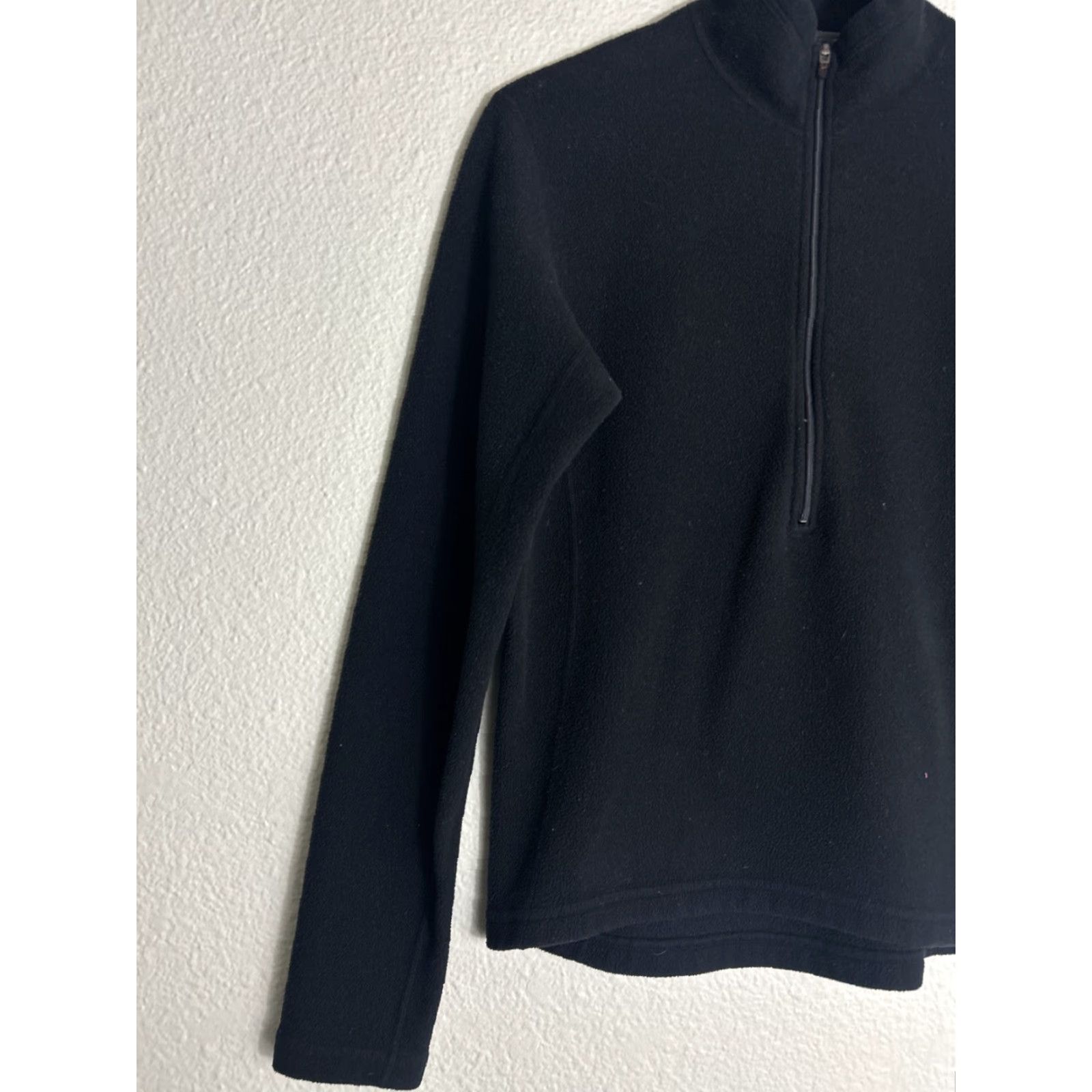 Vintage REI Womens Small 1/4 Zip Black Fleece Windbreaker Jacket Windstopper 19” Chest 24” Length (Adult Womens) Size S / US 4 / IT 40 - 2 Thumbnail