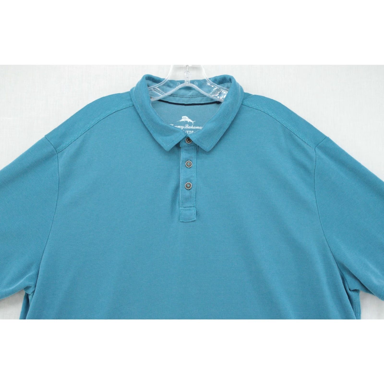 Tommy Bahama VINTAGE Tommy Bahama Polo Shirt Men's XXL Blue Tencel Beach Vacation Moisture Wicking Size US XXL / EU 58 / 5 - 2 Thumbnail