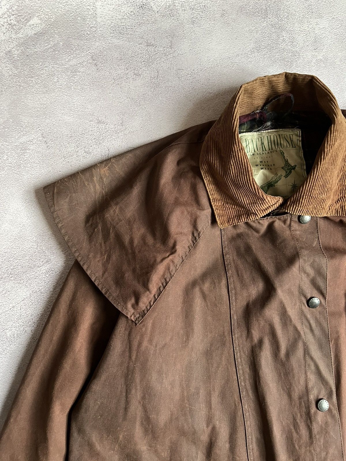 Barbour Vintage Backhouse Barbour Stockmans Coats Jackets Waxed Size US XL / EU 56 / 4 - 5 Thumbnail