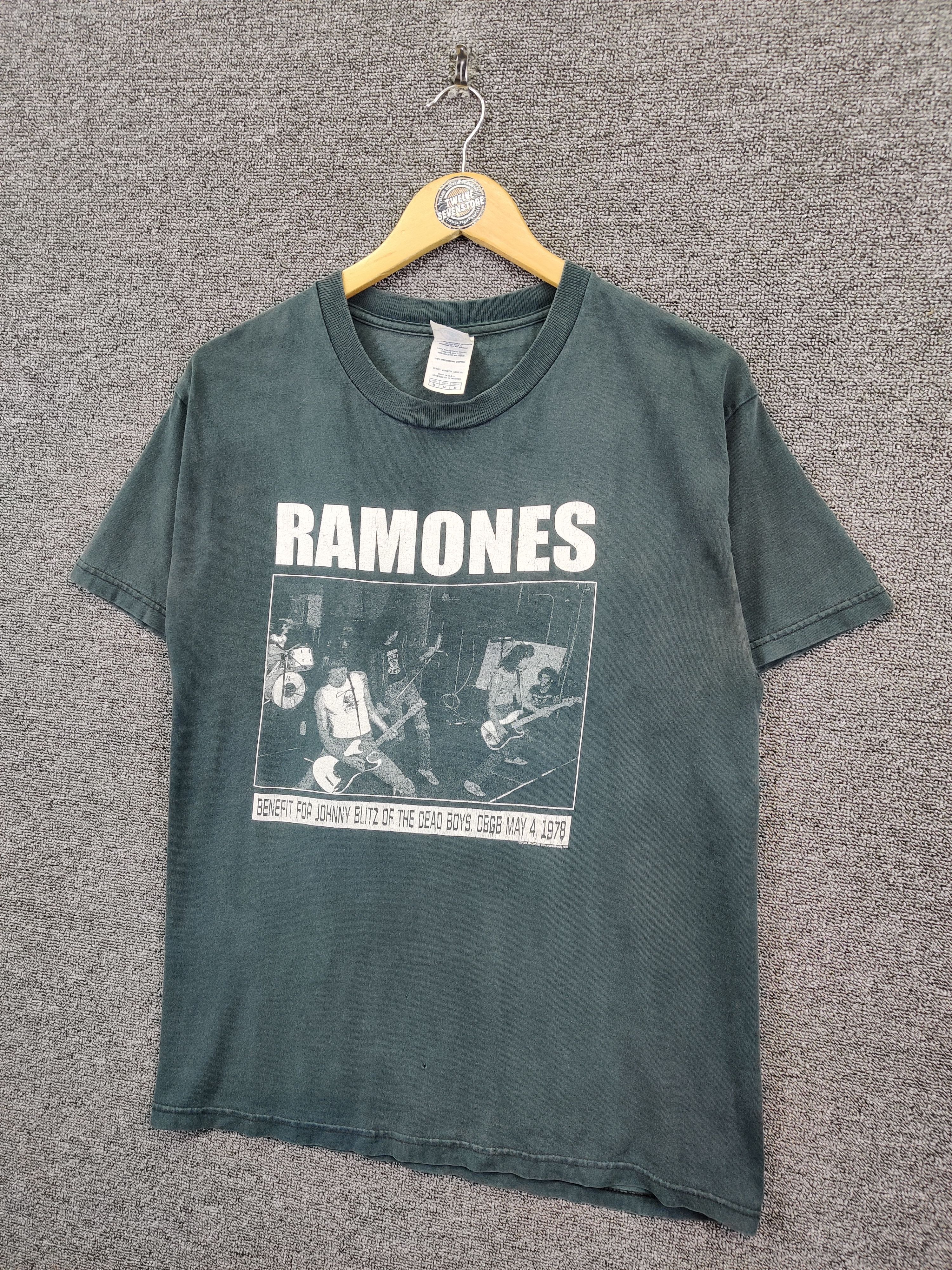 Band Tees Vintage Ramones Johny Blitz The Dead Boys Tee Tshirt Size US M / EU 48-50 / 2 - 2 Thumbnail