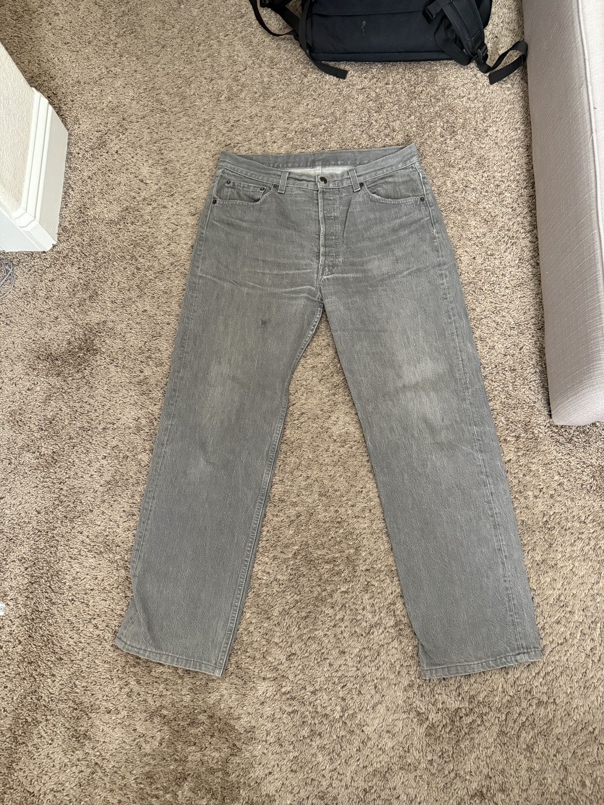 Vintage Vintage grey 501 Size US 34 / EU 50 - 1 Thumbnail