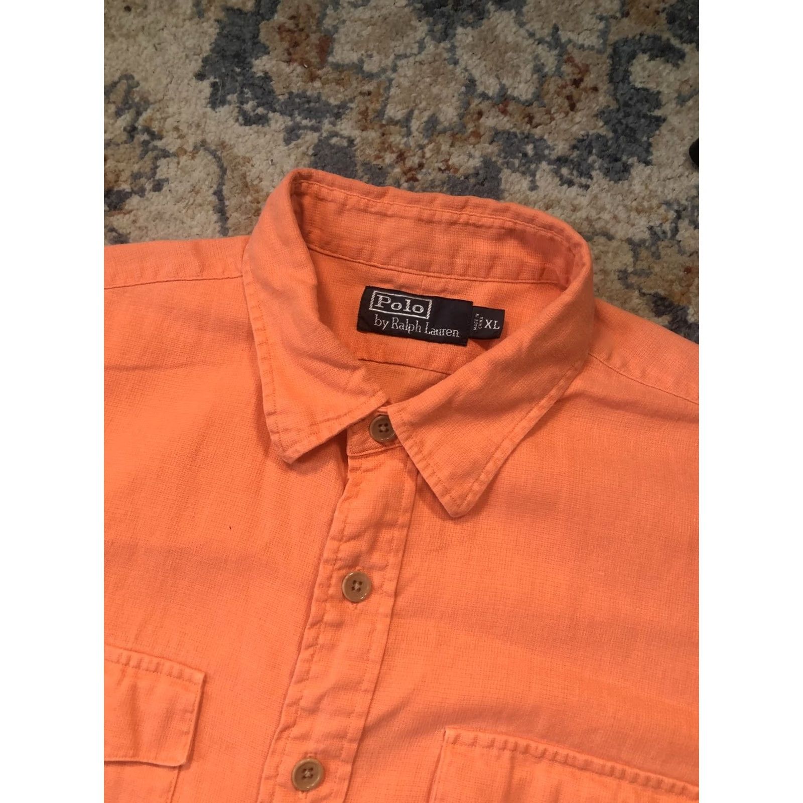 Polo Ralph Lauren Polo Ralph Lauren Shirt Mens XL Short Sleeve Button Up Double Pocket Casual Size US XL / EU 56 / 4 - 6 Thumbnail