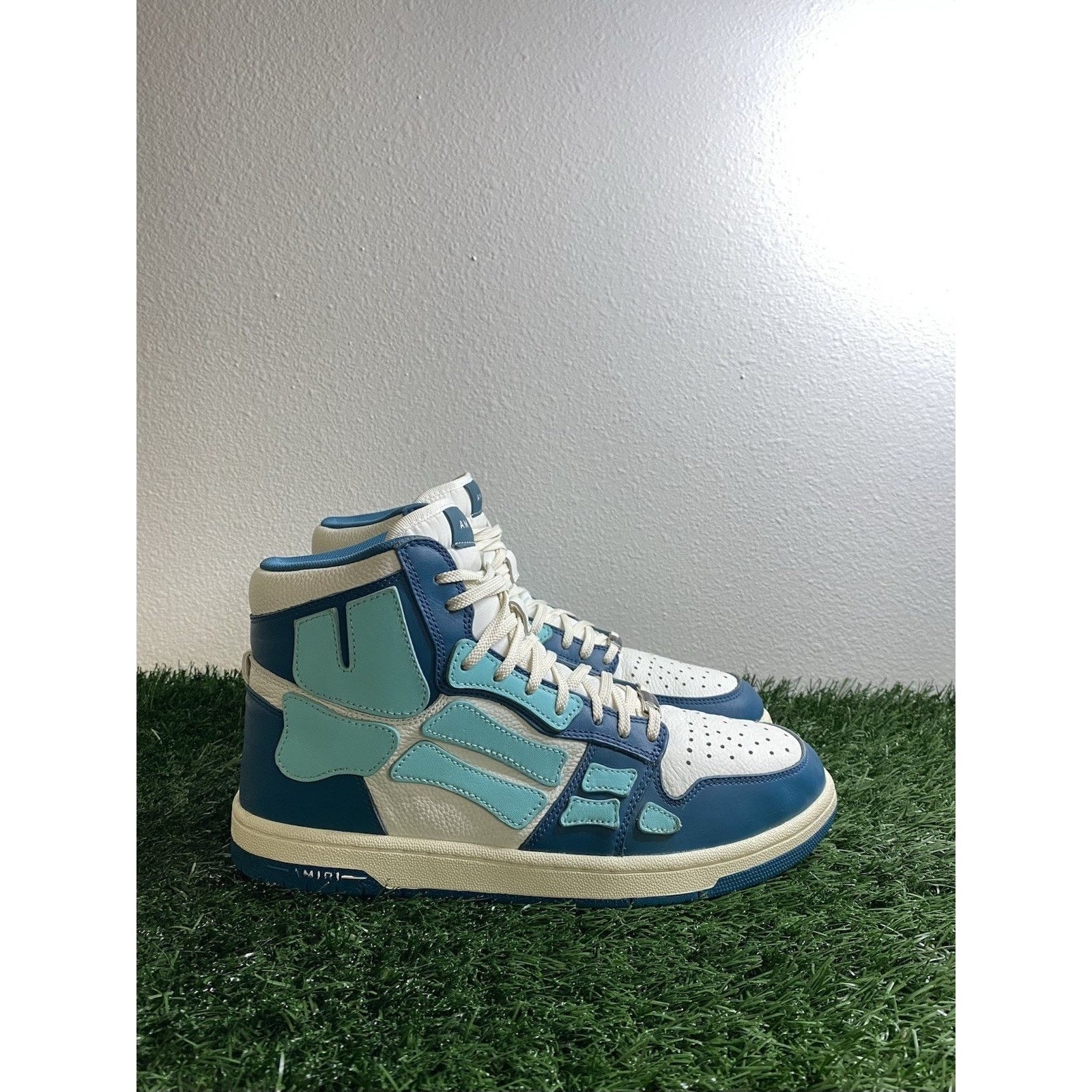 Amiri AMIRI Skel Top Hi ‘Slate Blue’ | Size 44 EU ( 11 US ) Size US 11 / EU 44 - 1 Thumbnail