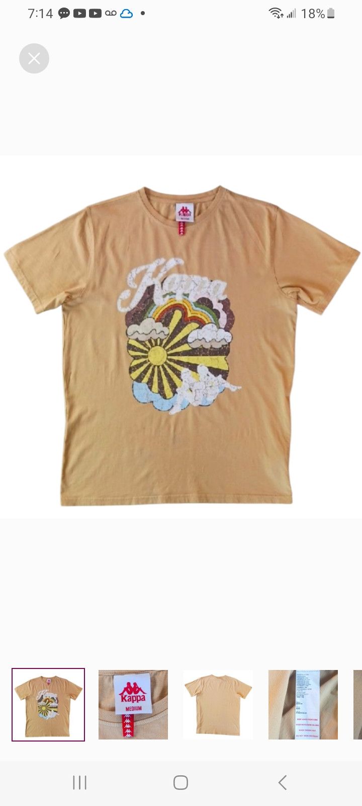 Kappa Kappa Authentic Kingston T-Shirt Size US M / EU 48-50 / 2 - 1 Thumbnail