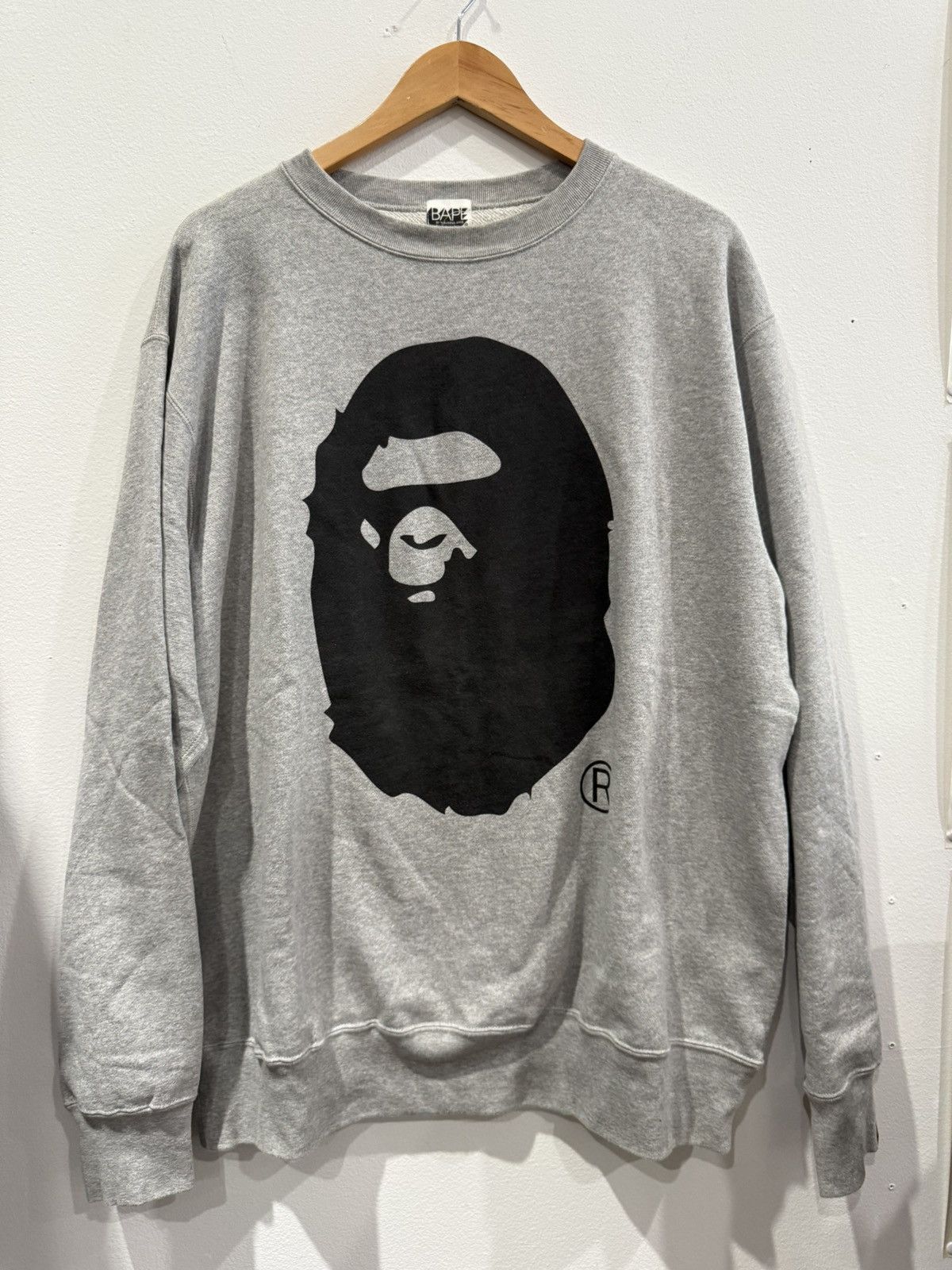 Bape Giant Ape Head Sweatshirt Size US XL / EU 56 / 4 - 2 Thumbnail