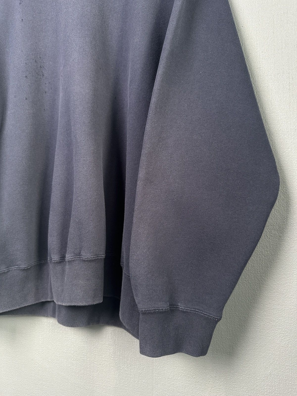 Polo Ralph Lauren 90s POLO RALPH LAUREN Distressed Sweatshirt Navy Blue XL Size US XL / EU 56 / 4 - 7 Thumbnail