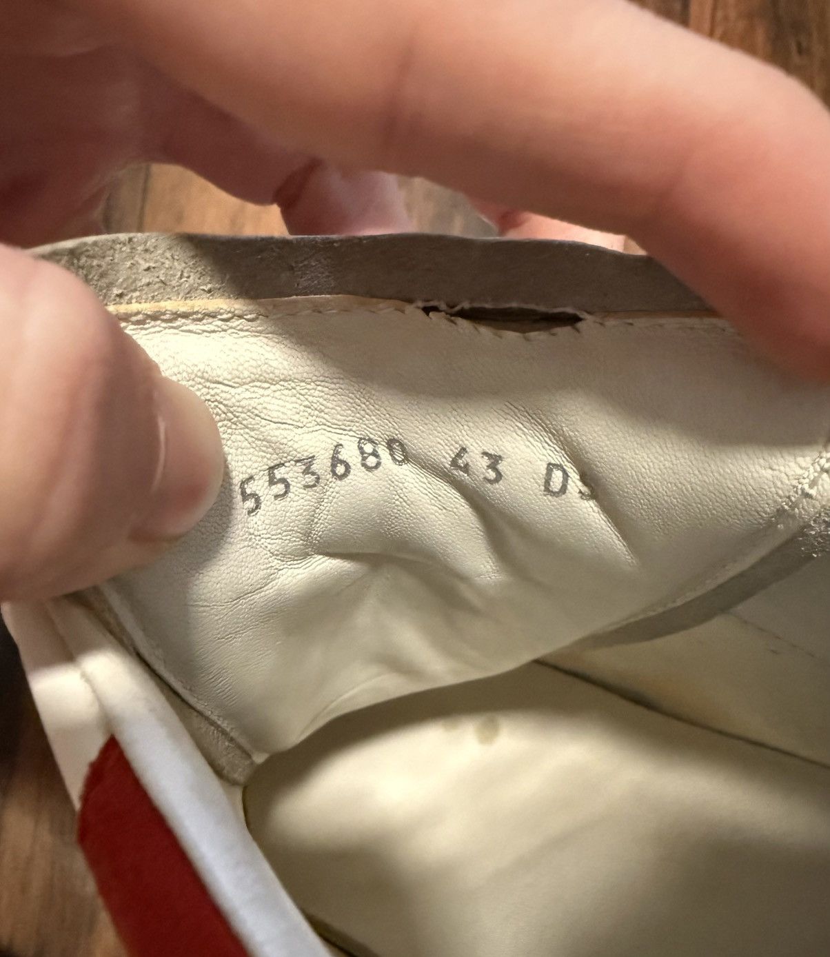 Alexander McQueen Alexander Mcqueen Oversized Sneaker White Red Velvet Heel Size US 10 / EU 43 - 10 Thumbnail
