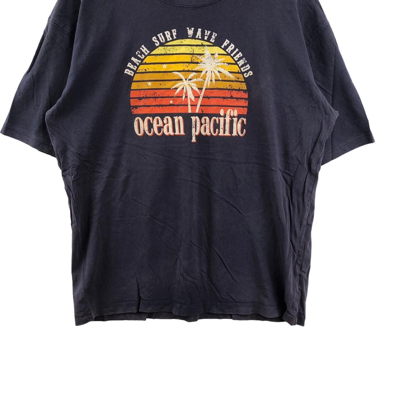 Ocean Pacific OCEAN PACIFIC OP Beach Surf Wave Tee Shirt Summer Vacation Size US L / EU 52-54 / 3 - 4 Thumbnail