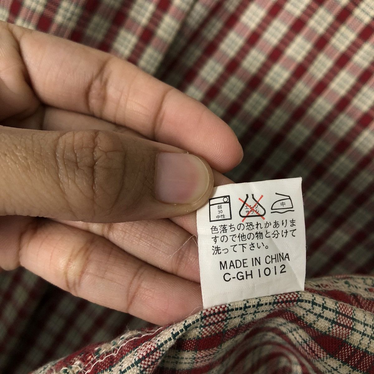 Flannel 🔥90s Vintage Flannel Jacket Tartan Design Tong Issey Moyake Size US L / EU 52-54 / 3 - 16 Thumbnail