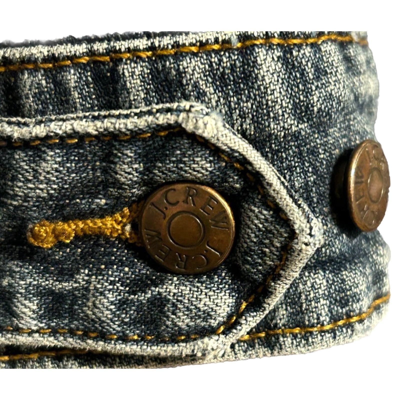 J.Crew VINTAGE J. Crew Blue Denim Jean Jacket Women Large Trucker Style Style#63092 Pockets Jeans Jacket Size 36" / US 14 / IT 50 - 7 Thumbnail