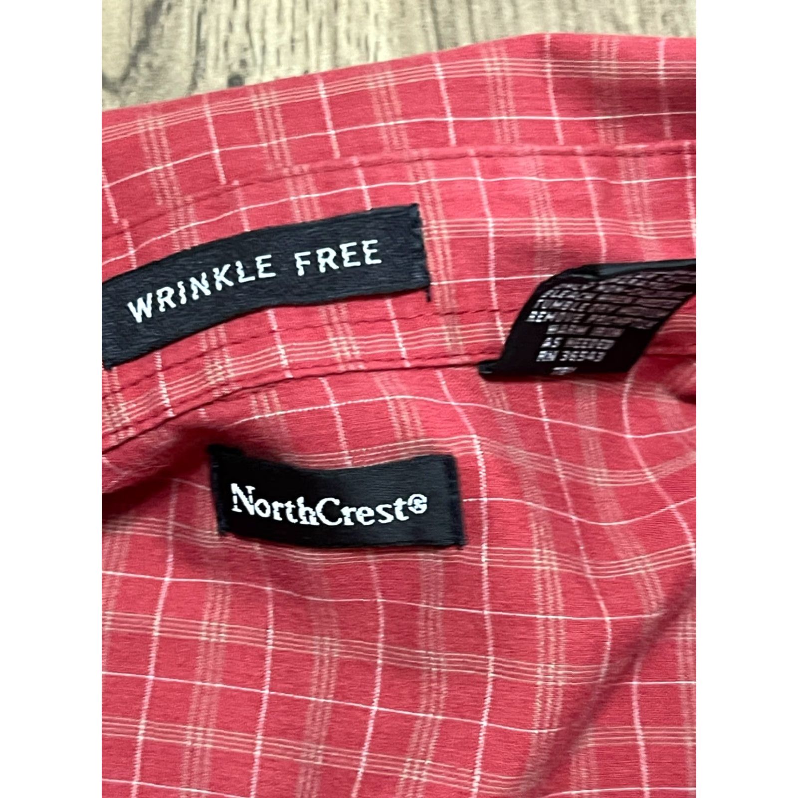 Vintage Northcrest Shirt Men L Red Plaid Short Sleeve Button-Up Shirt Size US L / EU 52-54 / 3 - 6 Thumbnail