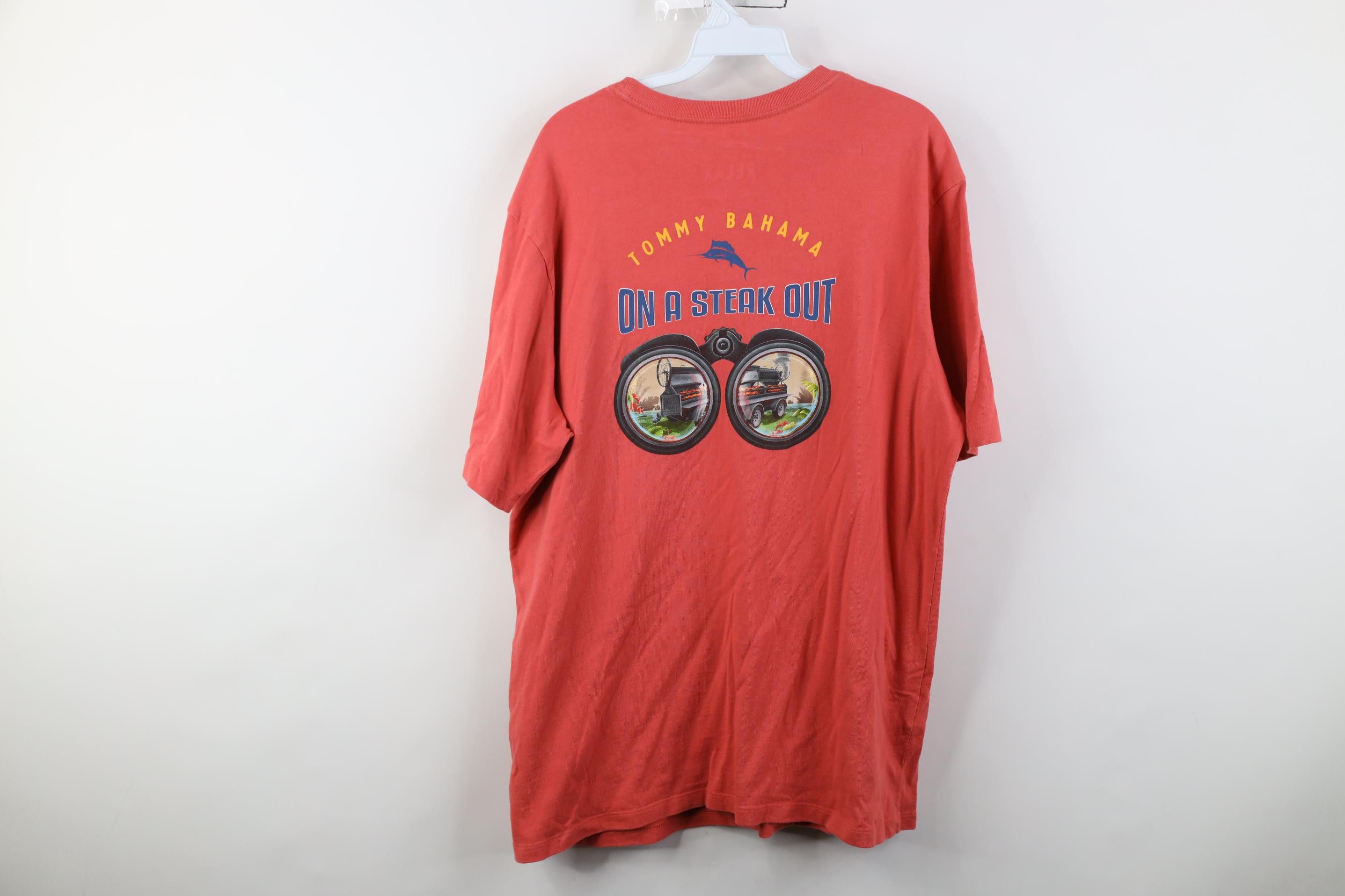 Tommy Bahama Y2K Tommy Bahama Relax On A Steak Out Grilling T-Shirt Size US M / EU 48-50 / 2 - 13 Thumbnail