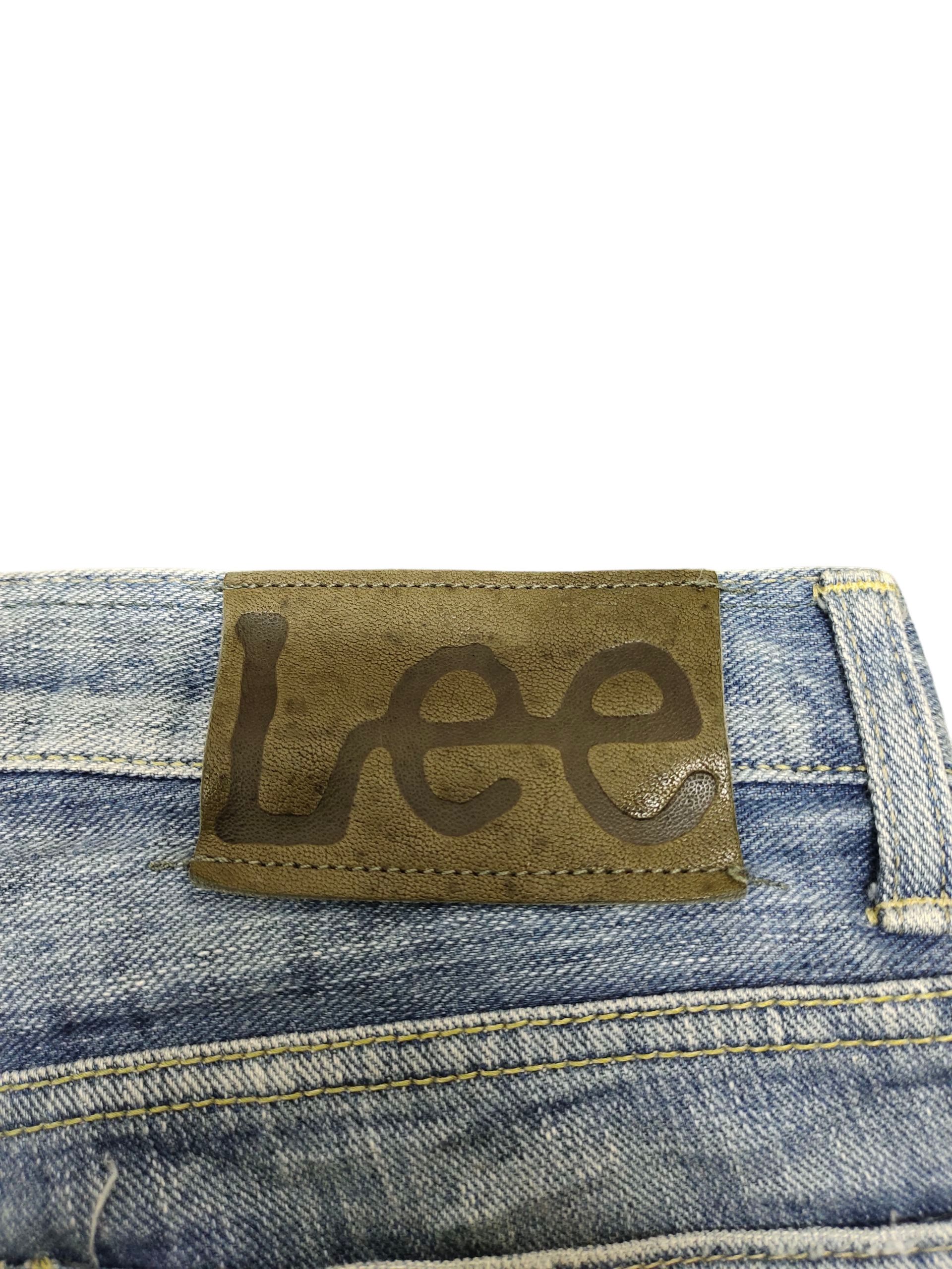 Comme des Garcons × Undercover Vintage Lee Rider Distress Faded Denim Jeans Grunge Size US 31 - 10 Thumbnail