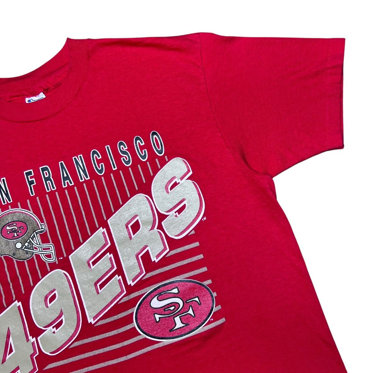 Champion 1980s NFL San Francisco 49ers Spell Out Champion Graphic Tee Size US L / EU 52-54 / 3 - 7 Thumbnail