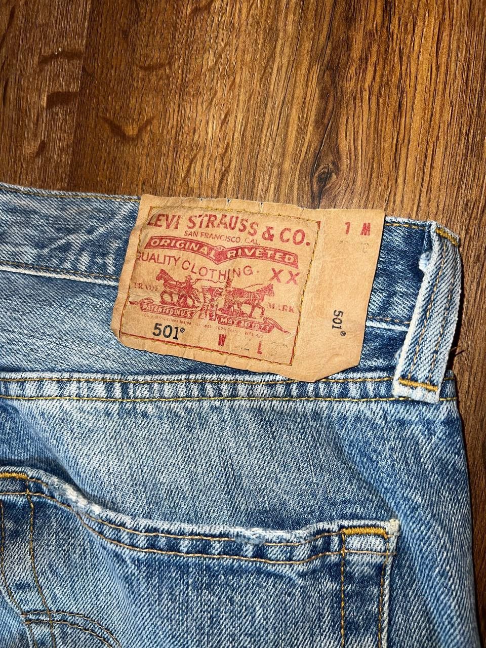 Levi's × Vintage Vintage 1970s Levis 501 #6 Selvedge Jeans Size US 32 / EU 48 - 7 Thumbnail