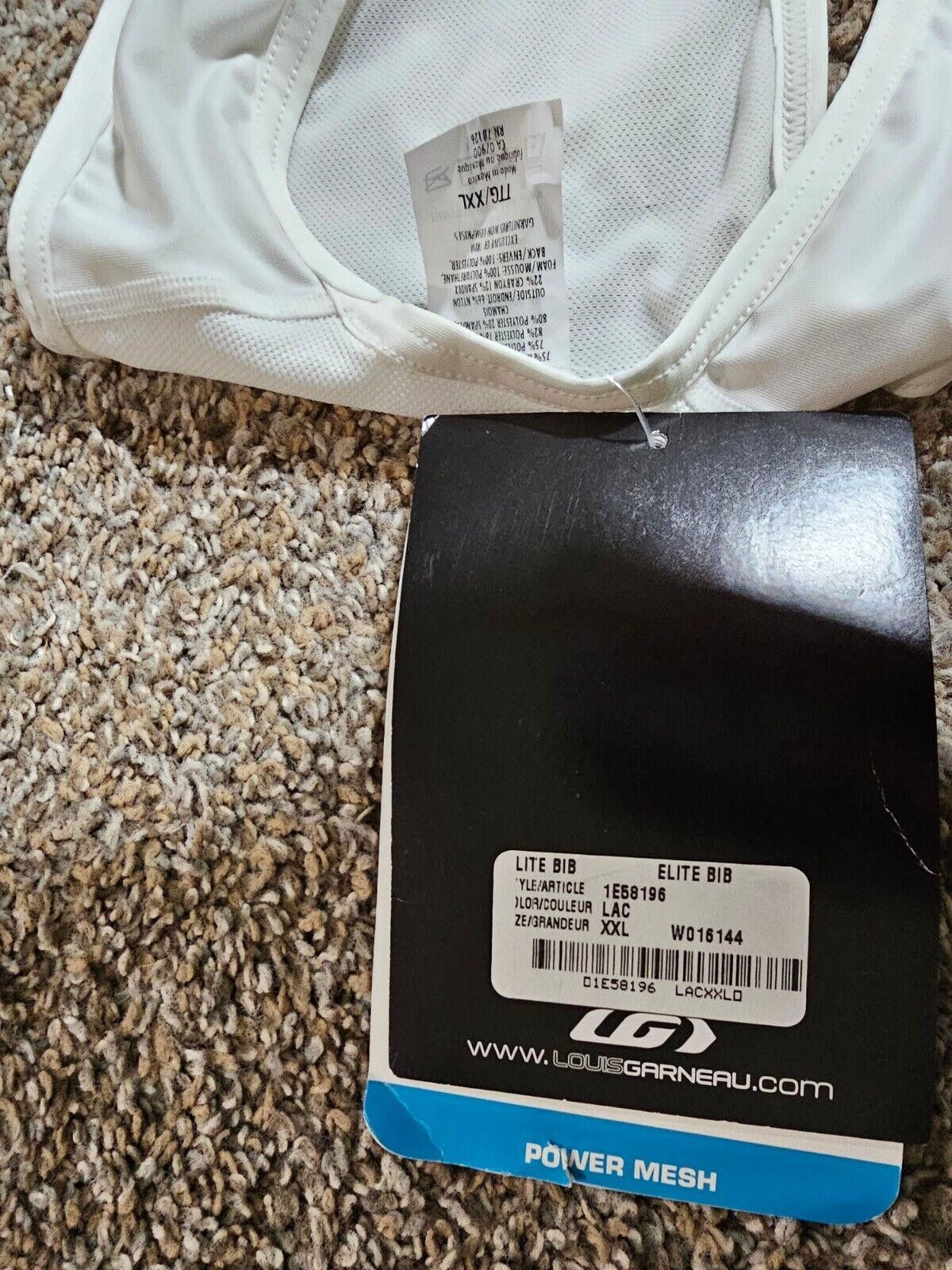 Designer Garneau Attitude Sports XXL Bicycle padded bib USA NWT NWD Size ONE SIZE - 2 Thumbnail