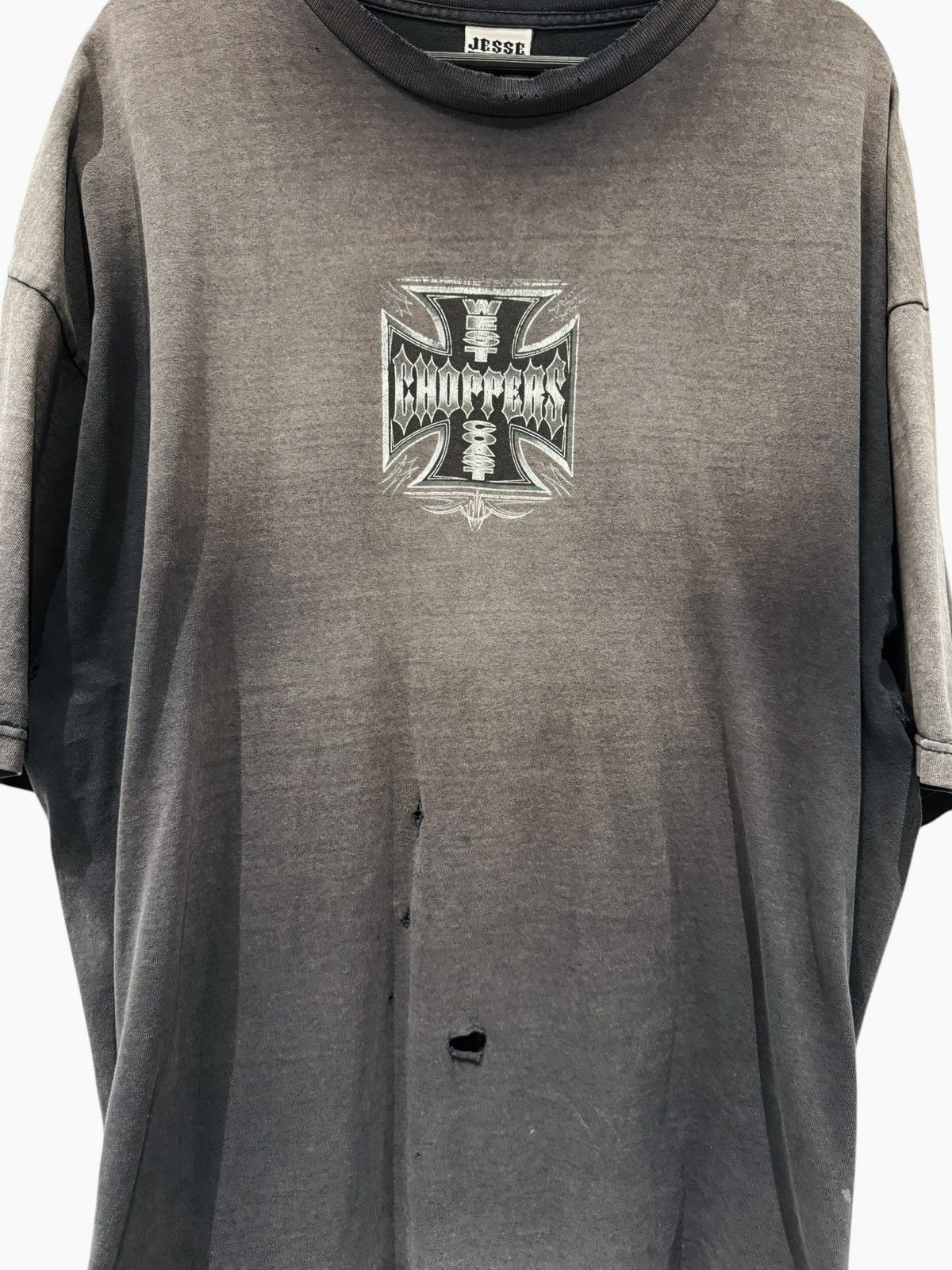 West Coast Choppers Thrashed and Faded Smoked Out West Coast Choppers Tee Size US XXL / EU 58 / 5 - 3 Thumbnail