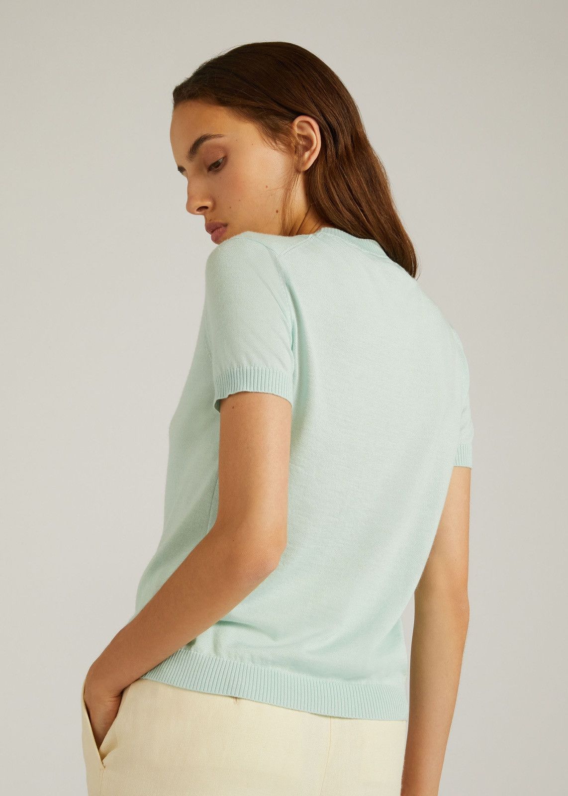 Loro Piana o1srvl11e0424 T- Shirt in Sky Blue Size XL / US 12-14 / IT 48-50 - 4 Thumbnail