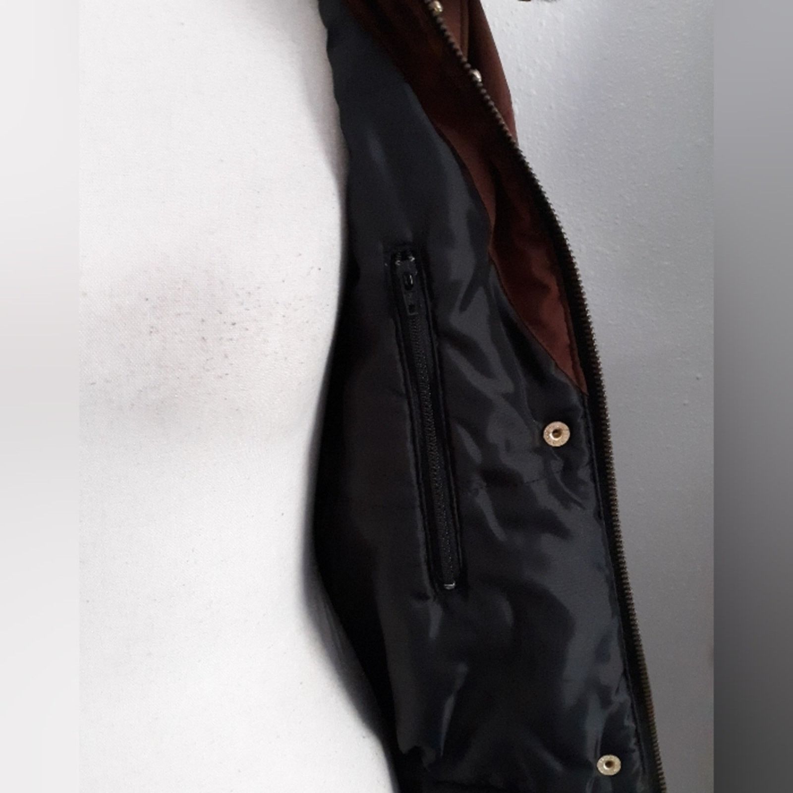 Vintage VTG Fera Insulated Belted Fur Trim Jacket Size M / US 6-8 / IT 42-44 - 11 Thumbnail
