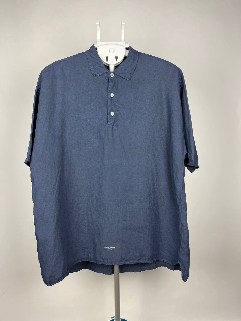 Stone Island Rare Vintage 1995 Stone Island Marina Linen Shirt Size US XXL / EU 58 / 5 - 1 Thumbnail