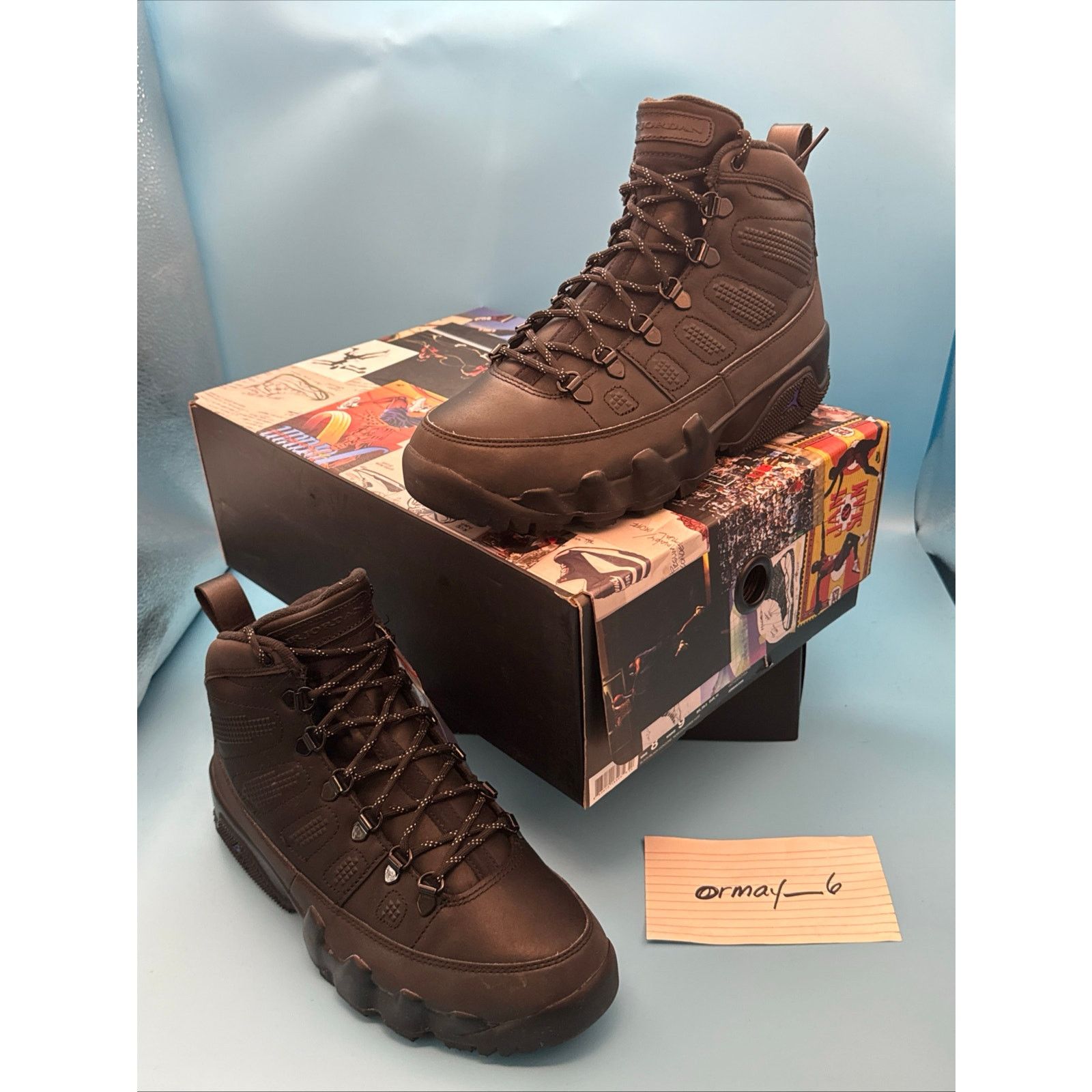 Air Jordan Retro Boot NRG Black Concord m8