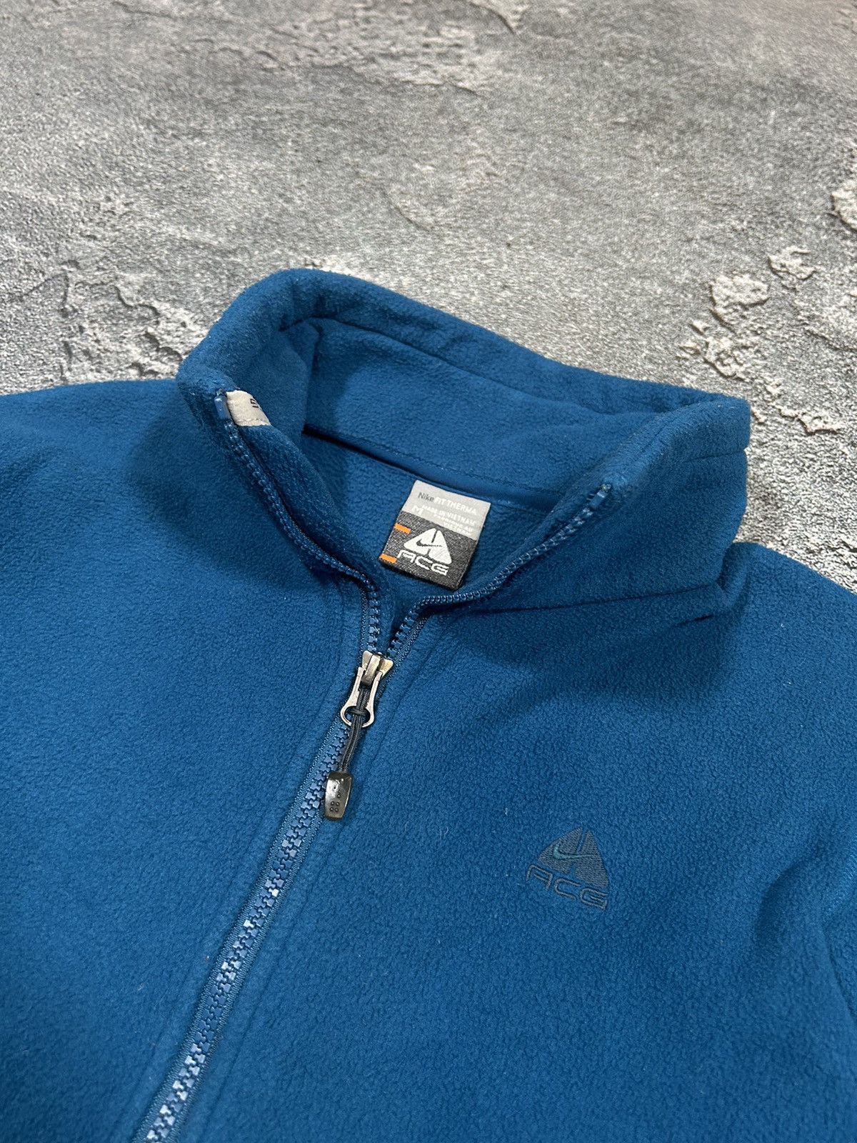 Nike × Nike ACG × Vintage Vintage Nike ACG full zip blue fleece jacket Size US S / EU 44-46 / 1 - 2 Thumbnail
