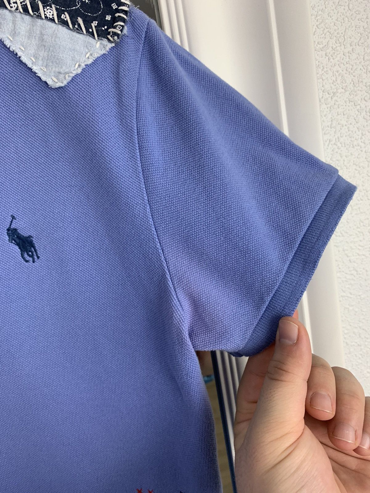 Ralph Lauren Polo Ralph Lauren Blue Embroidered Polo Shir Art Polo Size:S Size S / US 4 / IT 40 - 6 Thumbnail
