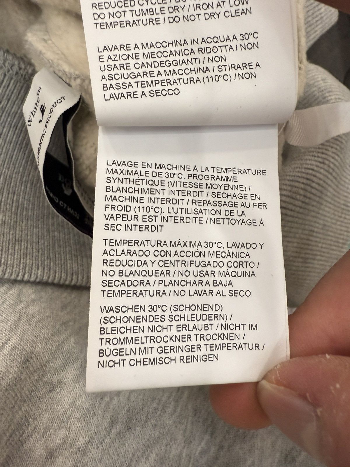 Off-White Off-White Grey Hoodie Size US XL / EU 56 / 4 - 12 Thumbnail