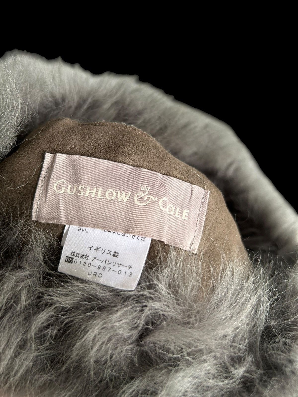 Japanese Brand × Kapital × Vintage Gushlow & Cole Fur Rare Big Beanie Hats Made England ☠️☠️ Size ONE SIZE - 4 Thumbnail