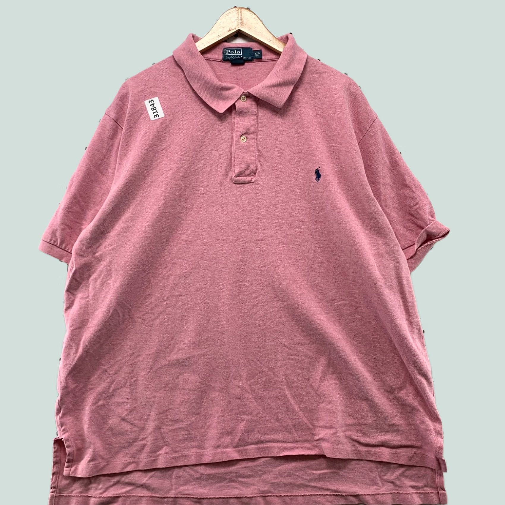Ralph Lauren Ralph Lauren Shirt Mens Big 2X Pink Polo Collared Men Pony Short Sleeve 5x31 Size US XXL / EU 58 / 5 - 1 Thumbnail