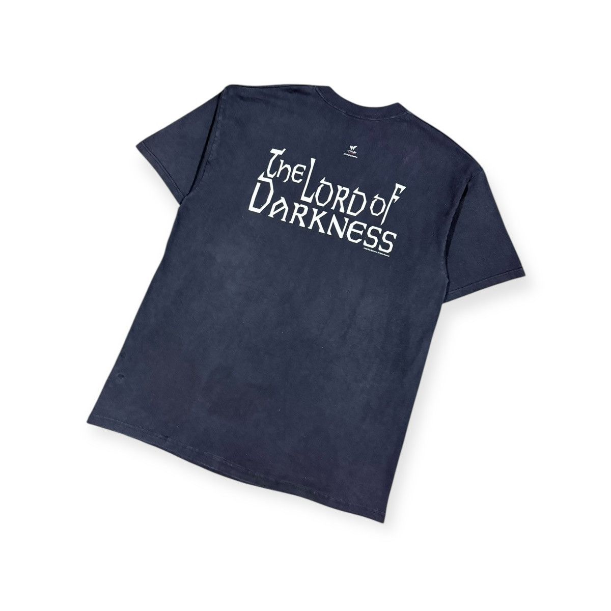 WWF Vtg🔥1998 UnderTaker Wwf The Lord Of Darkness Promo Tee Size US L / EU 52-54 / 3 - 9 Thumbnail