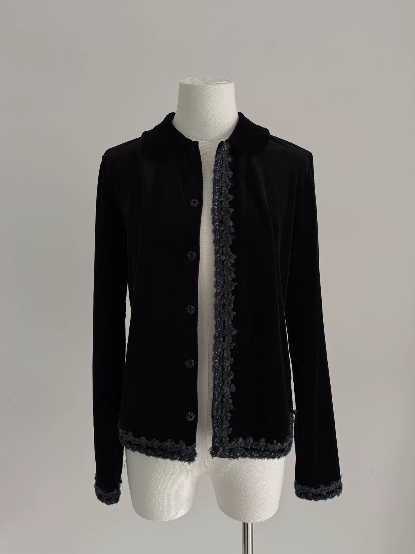 Comme des Garcons black velvet jacket by comme des garçons Size ONE SIZE - 1 Thumbnail